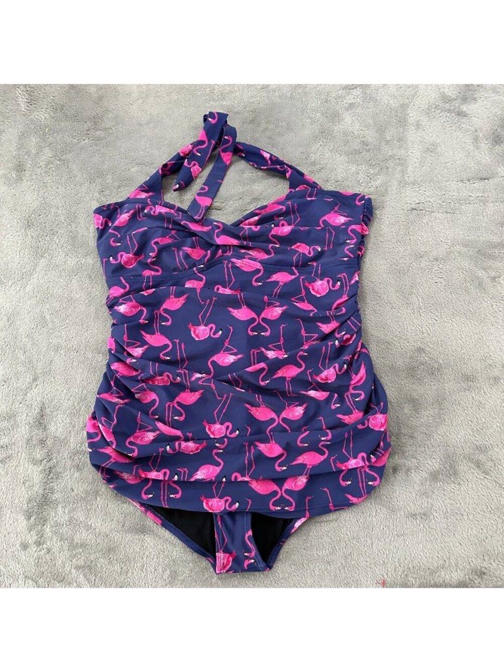 Unique Vintage Hayward Flamingo Swimsuit One Piece XXXL